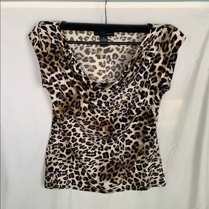 Grace Elements Cheetah Print Blouse